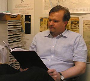 Vartijan päätoimittaja Mikko Ketola. Kuva: Mikko Ketola.