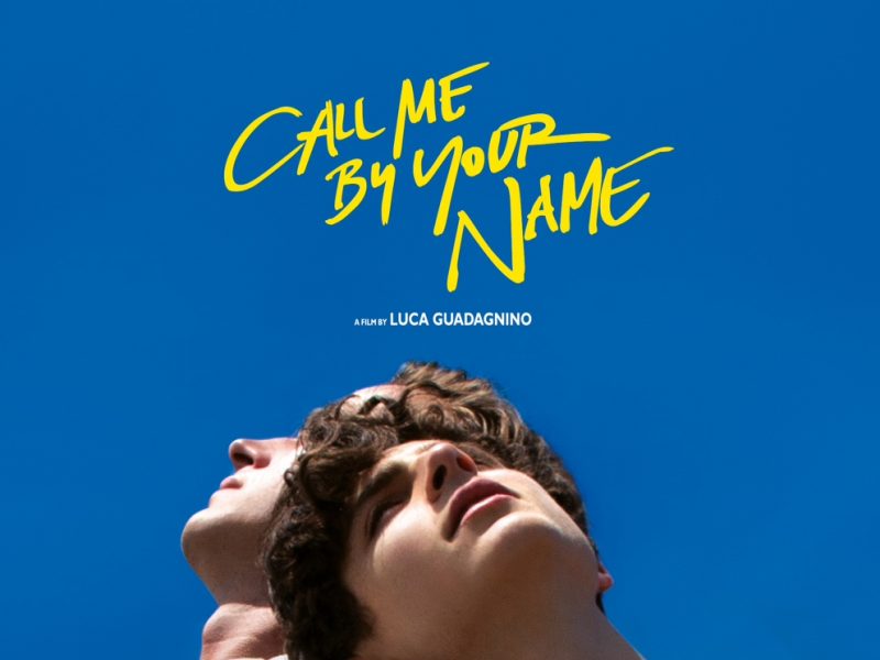 Call Me By Your Name -elokuvan juliste.