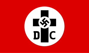 Saksalaisten kristittyjen uskonliikkeen lippu.