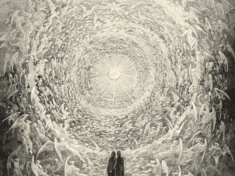 Gustave Dorén kuvitusta Danten Jumalalliseen näytelmään. Kuva: Wikipedia.