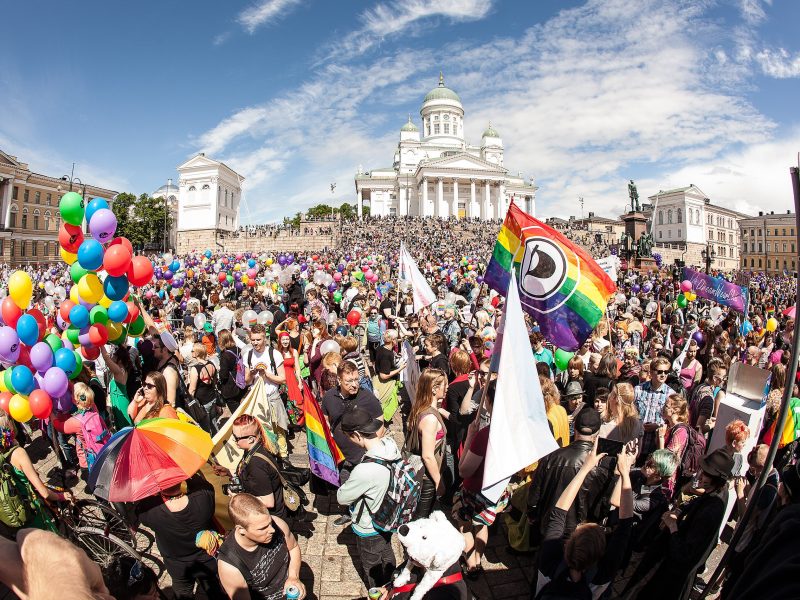 Helsinki Pride 2015. Kuva: Wikipedia.