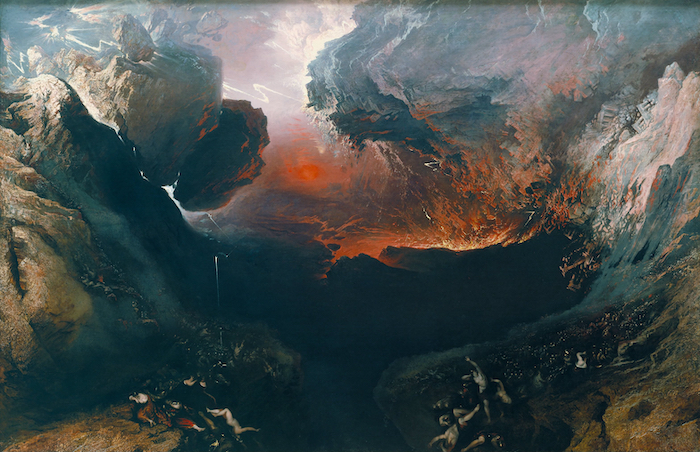 John Martinin maalaus The Great Day of His Wrath n. vuodelta 1851.