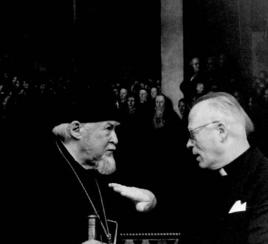 Arkkipiispa Mihail ja Eino Murtorinne 1992.