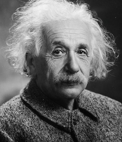 Albert Einstein.