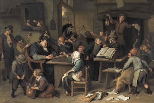 Jan_Steen_school_class_with_a_sleeping_schoolmaster,_1672